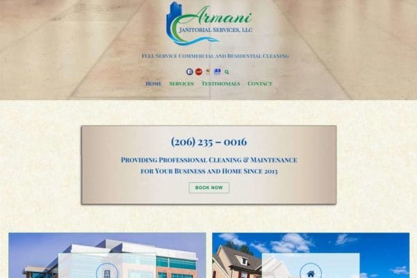 Janitorial Services Website Janitorial Services Website Image